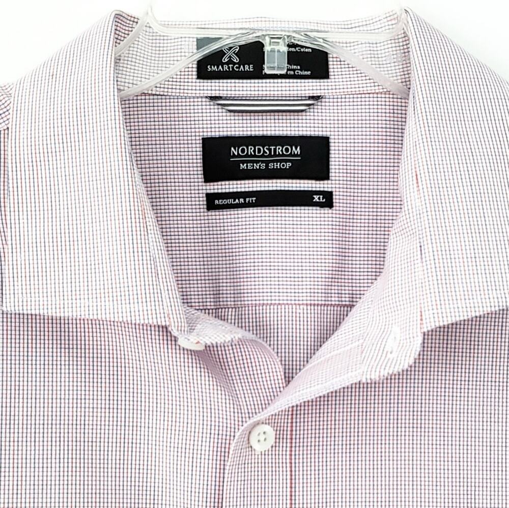 Nordstrom Men's Shop Button Down Wrinkle Free XL